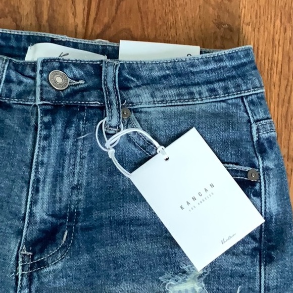 🇺🇸SALE🇺🇸KANCAN Distressed denim shorts frayed - Picture 8 of 11